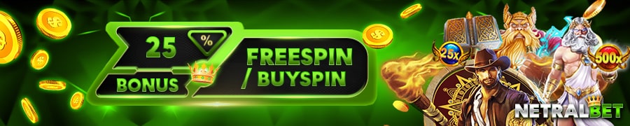 netralbet bonus freespin buyspin 25%
